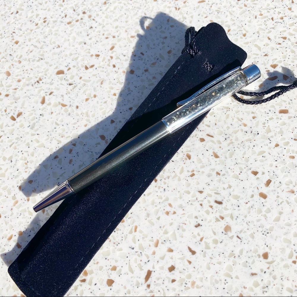 Brand New Swarovski Crystal Lady PB Pen​ Black Crystal